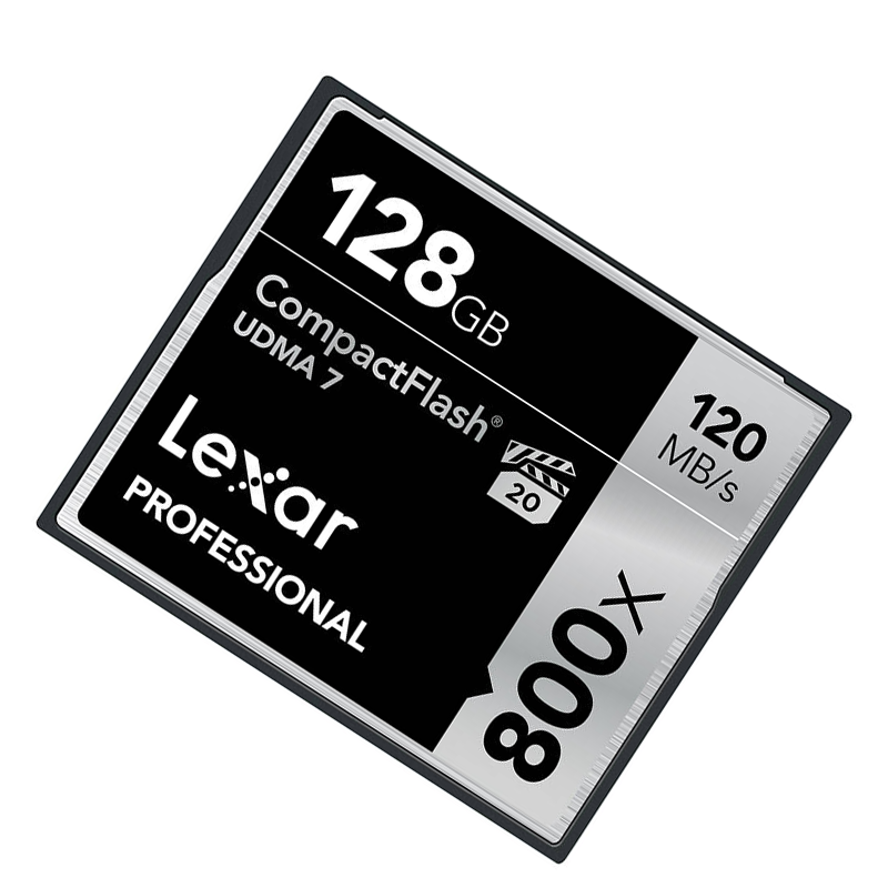 雷克沙(Lexar)CF卡 128GB 800X读120MB/s写75MB/s单反相机存储卡