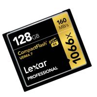 雷克沙Lexar CF卡128GB 1066X读160M写155M单反相机存储卡