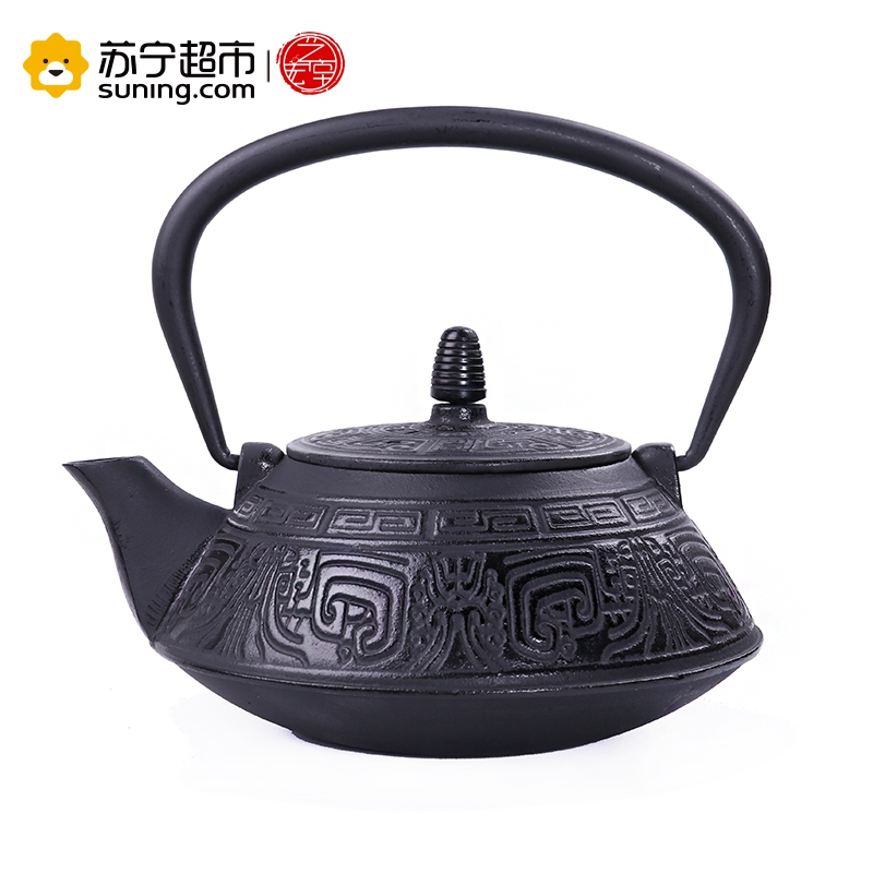 艺宏堂茶具铸铁壶 艺宏堂生铁壶老铁壶煮水烧水茶壶 富贵铸铁壶 日式无涂层铁壶