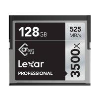 雷克沙Lexar CFast 2.0存储卡 128GB 摄影单反相机专用卡 读525MB/s 写445MB/s