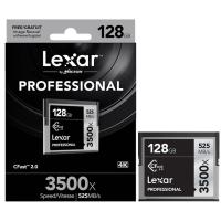 雷克沙Lexar CFast 2.0存储卡 128GB 摄影单反相机专用卡 读525MB/s 写445MB/s