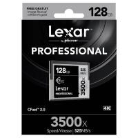 雷克沙Lexar CFast 2.0存储卡 128GB 摄影单反相机专用卡 读525MB/s 写445MB/s