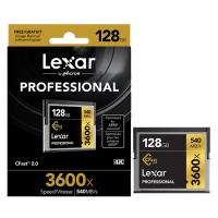 雷克沙(Lexar)CFast 2.0存储卡 128GB 摄影单反相机专用卡 读540MB/s 写445MB/s
