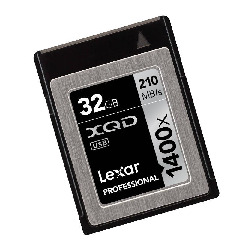 雷克沙(Lexar)XQD2.0存储卡 32GB 尼康/索尼相机专用卡 读210MB/s写80MB/s