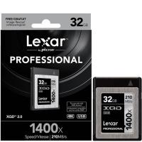 雷克沙(Lexar)XQD2.0存储卡 32GB 尼康/索尼相机专用卡 读210MB/s写80MB/s