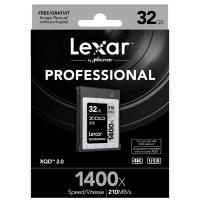 雷克沙(Lexar)XQD2.0存储卡 32GB 尼康/索尼相机专用卡 读210MB/s写80MB/s