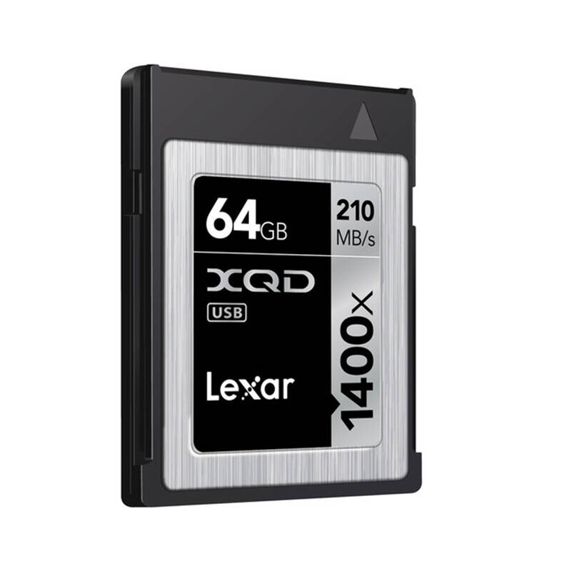 雷克沙(Lexar)XQD2.0存储卡 64GB 尼康/索尼相机专用卡 读210MB/s写185MB/s