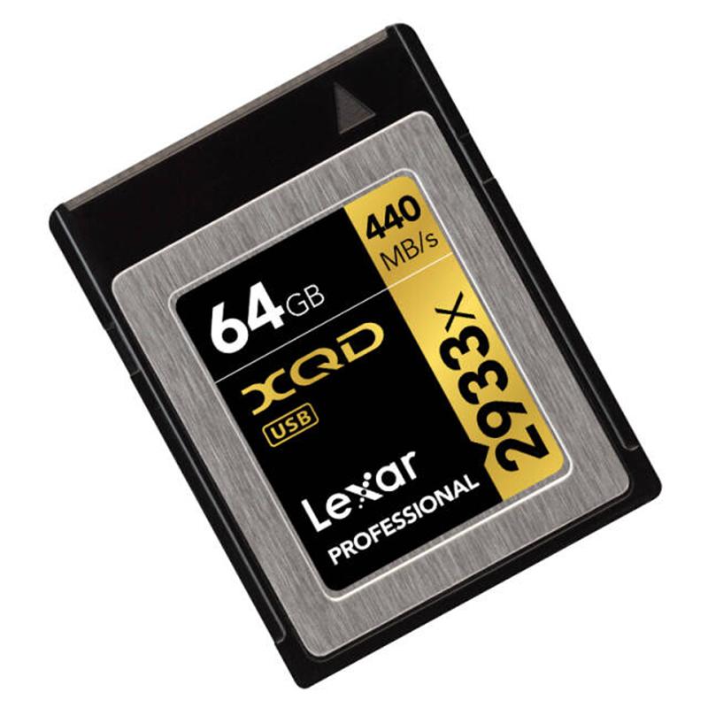 雷克沙(Lexar)XQD2.0存储卡 64GB 尼康D4/D4S/D5相机专用卡 读440MB/s写390MB/s
