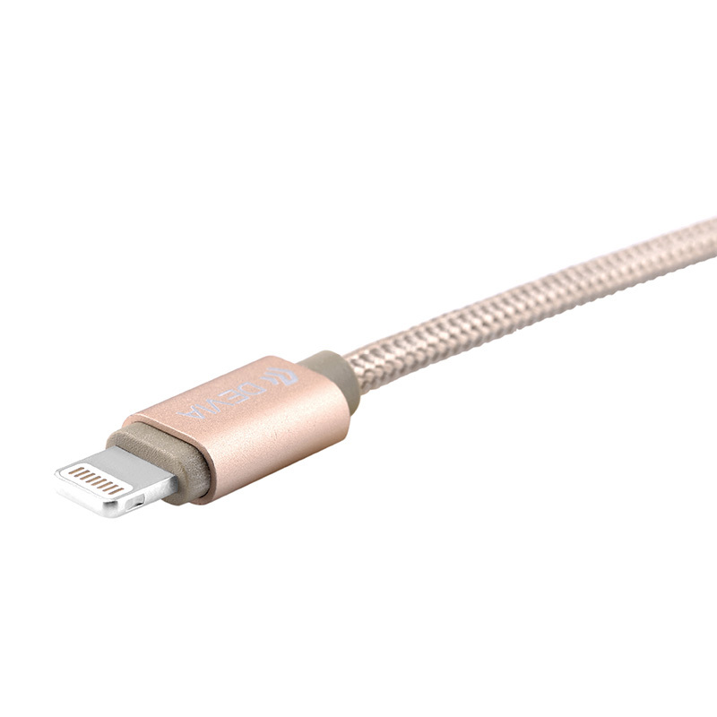 Devia APPLE 纯臻系列苹果授权数据线(1.2M)-土豪金