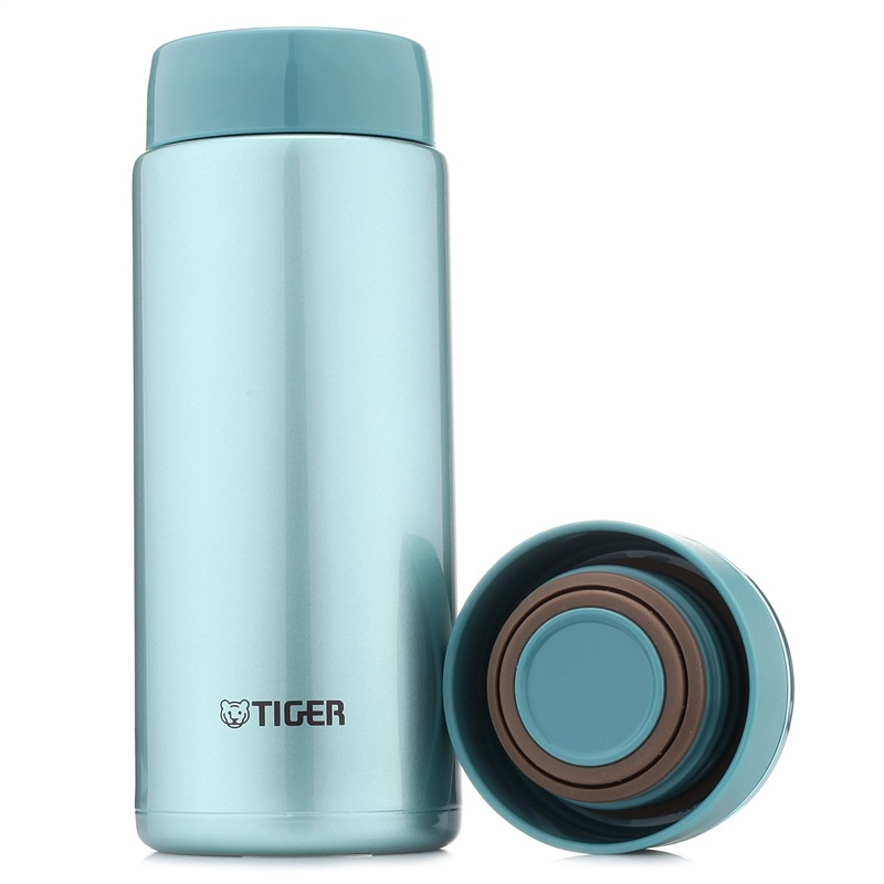 虎牌(tiger)保温杯MMW-A36C 水杯杯子超轻保冷杯 304不锈钢时尚男女真空杯 360ml 高光银蓝AM