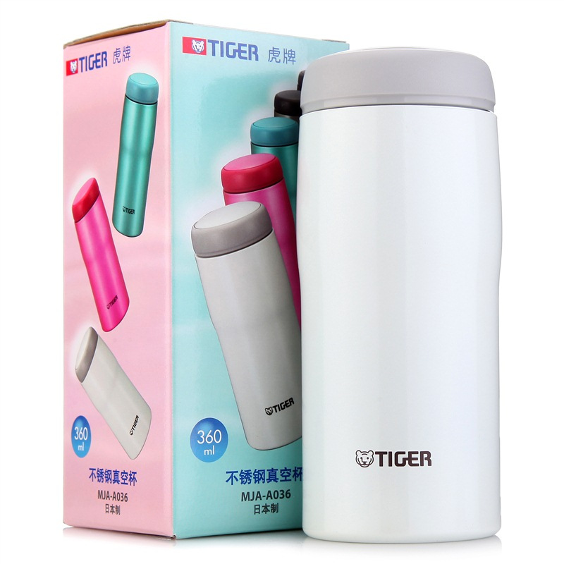 虎牌(tiger)保温杯 MJA-A036 0.36L 珍珠白WP 不锈钢 进口