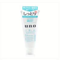 资生堂(SHISEIDO)UNO/吾诺活性炭吸油 润泽温和洁面乳绿色130g 去黑头男士洗面奶