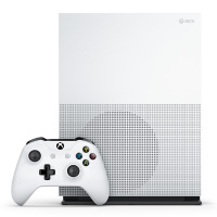 微软(Microsoft) Xbox One S 游戏机(500G 家庭娱乐游戏主机 我的世界套装版 白色)