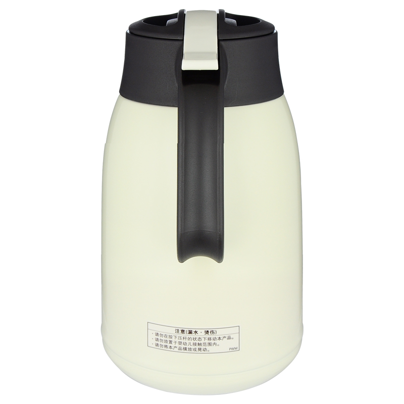 虎牌(tiger)保温壶保冷壶 PWM-A16C 便携式热水具水瓶魔法瓶1600ml 不锈钢 真空咖啡暖热水壶 CA白色