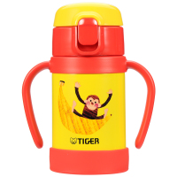虎牌(tiger)保温杯儿童杯壶保冷杯幼儿吸管杯超轻迷你MCK-A28C 280ml 小猴子YT
