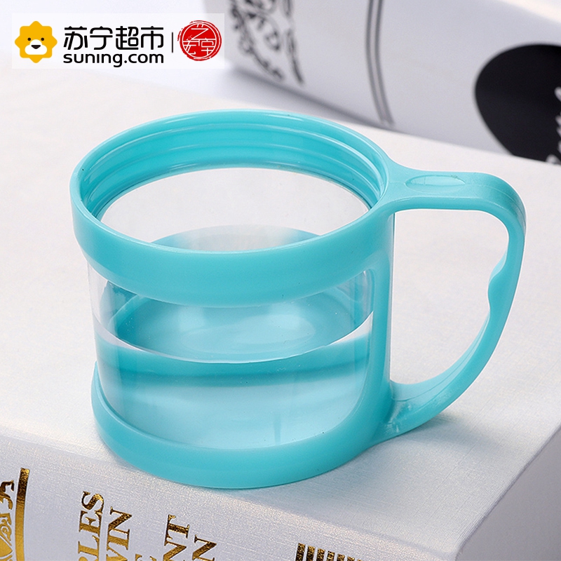 艺宏堂茶具水杯 艺宏堂硅胶套隔热水杯玻璃杯 创意水杯玻璃杯 4色可选高清大图