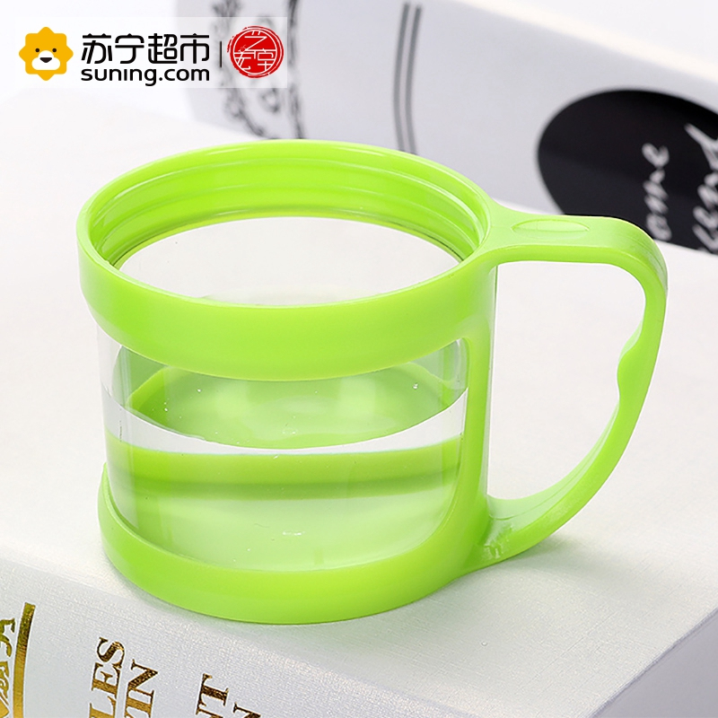 艺宏堂茶具水杯 艺宏堂硅胶套隔热水杯玻璃杯 创意水杯玻璃杯 4色可选