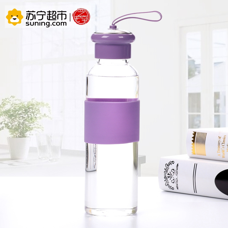 艺宏堂茶具水杯 艺宏堂水晶紫色玻璃杯 创意水杯玻璃杯 4色可选
