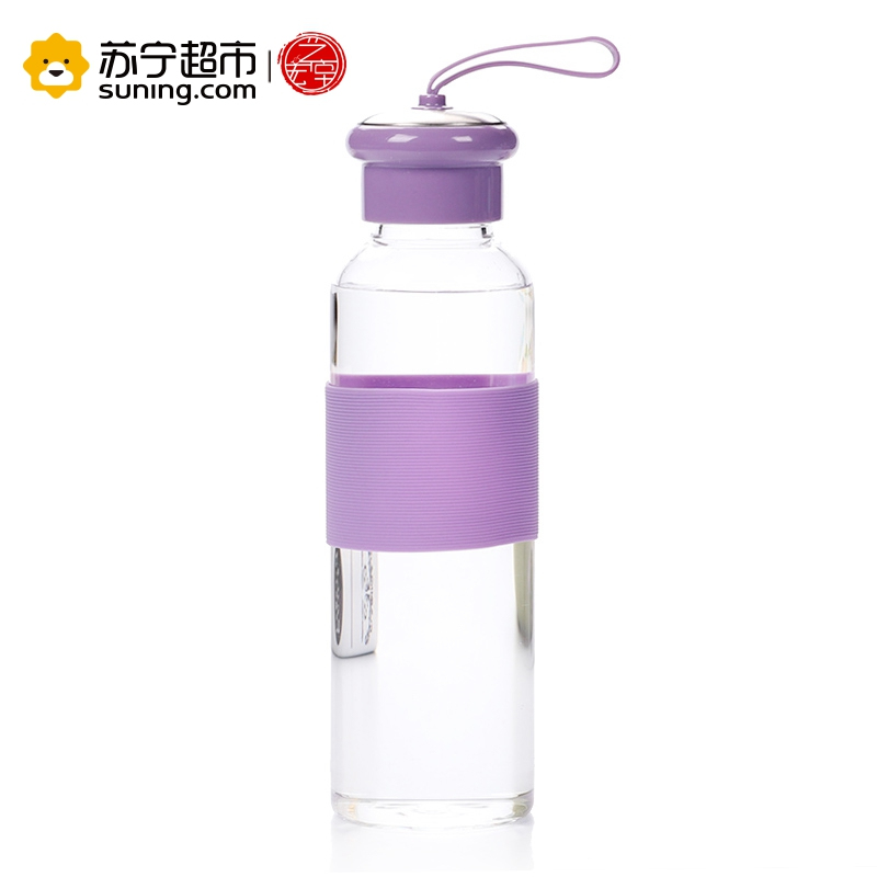 艺宏堂茶具水杯 艺宏堂水晶紫色玻璃杯 创意水杯玻璃杯 4色可选