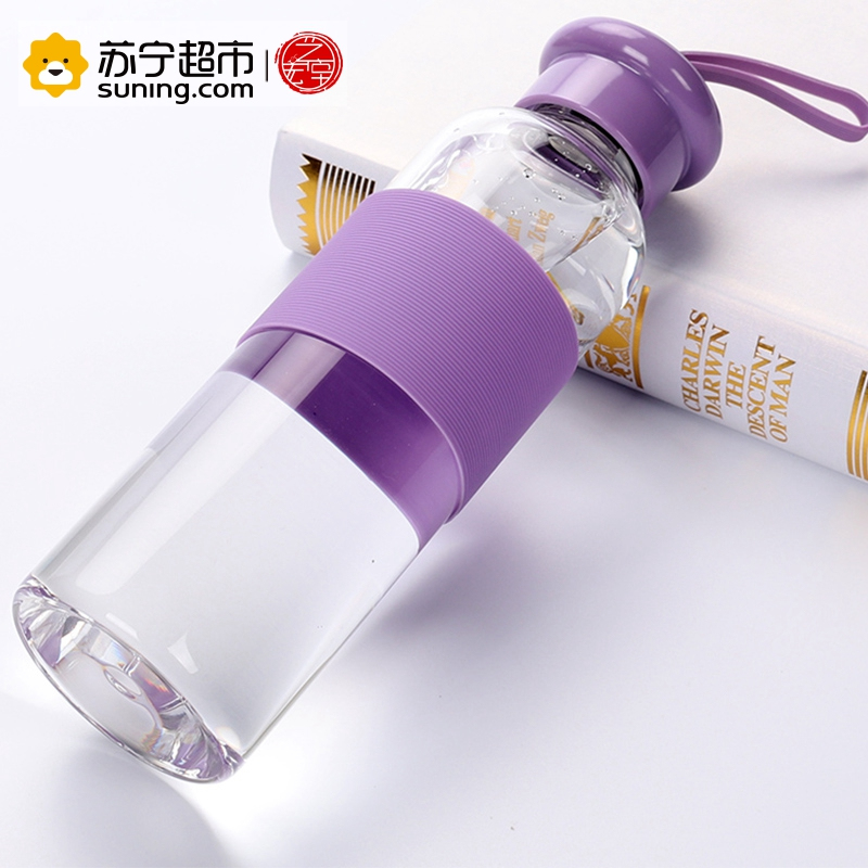 艺宏堂茶具水杯 艺宏堂水晶紫色玻璃杯 创意水杯玻璃杯 4色可选