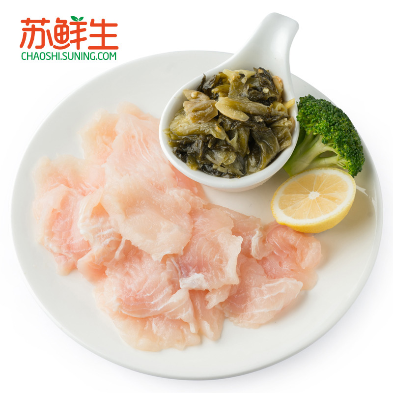 【苏鲜生】Joyfish 酸菜巴沙鱼片300g(鱼200g+酸菜100g)