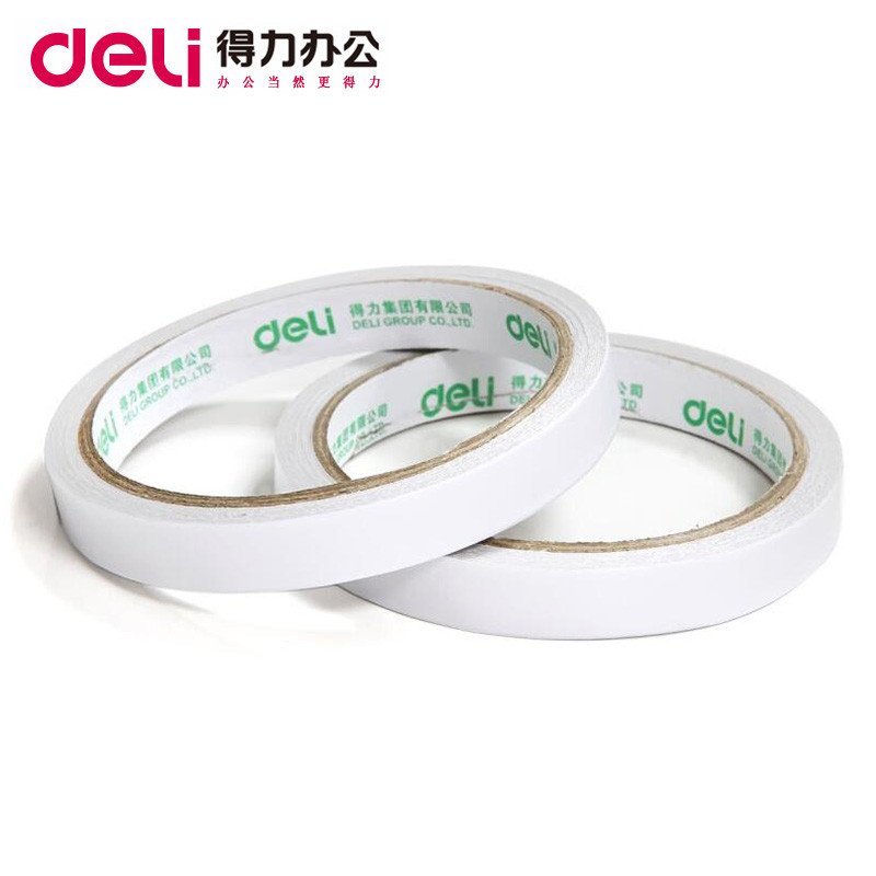 得力(deli) 30401 双面胶 80MMX12MMX10MM 24个装高清大图