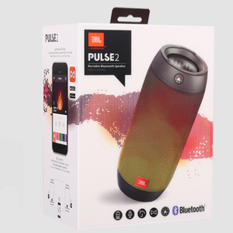 JBL Pulse2音乐脉动蓝牙炫彩音箱无线便携小音响低音HIFI创意礼物高清大图