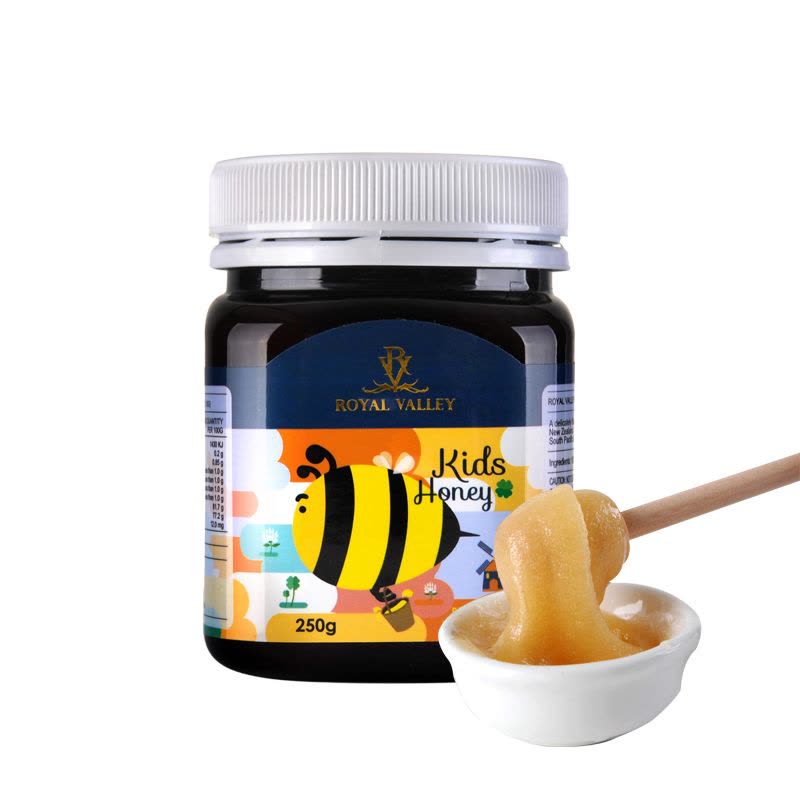 新西兰 原装进口 儿童蜂蜜 皇家维乐碧儿童蜜（三叶草蜂蜜250g）图片