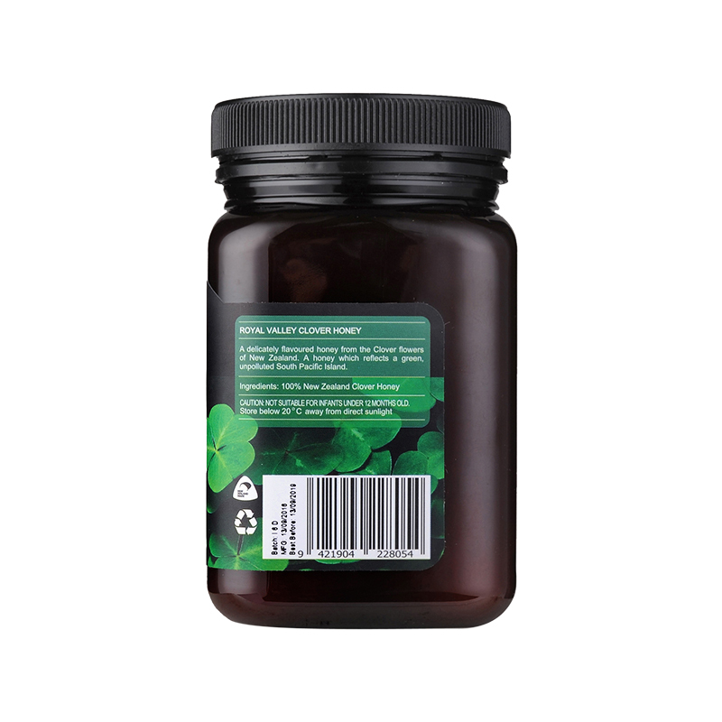 新西兰 原装进口 三叶草蜂蜜 皇家维乐碧三叶草蜂蜜500g