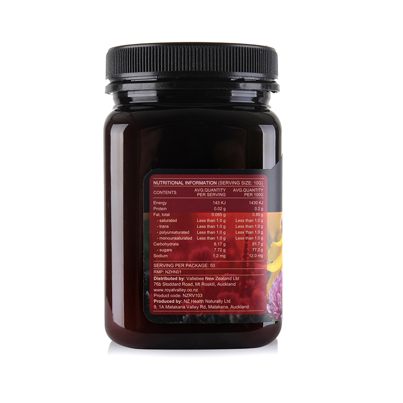 新西兰 原装进口 百花蜂蜜 皇家维乐碧百花蜂蜜500g