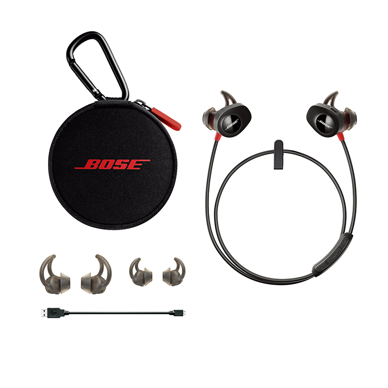 [火红色]BOSE SOUNDSPORT PULSE无线运动耳机 测心率蓝牙运动耳机高清大图