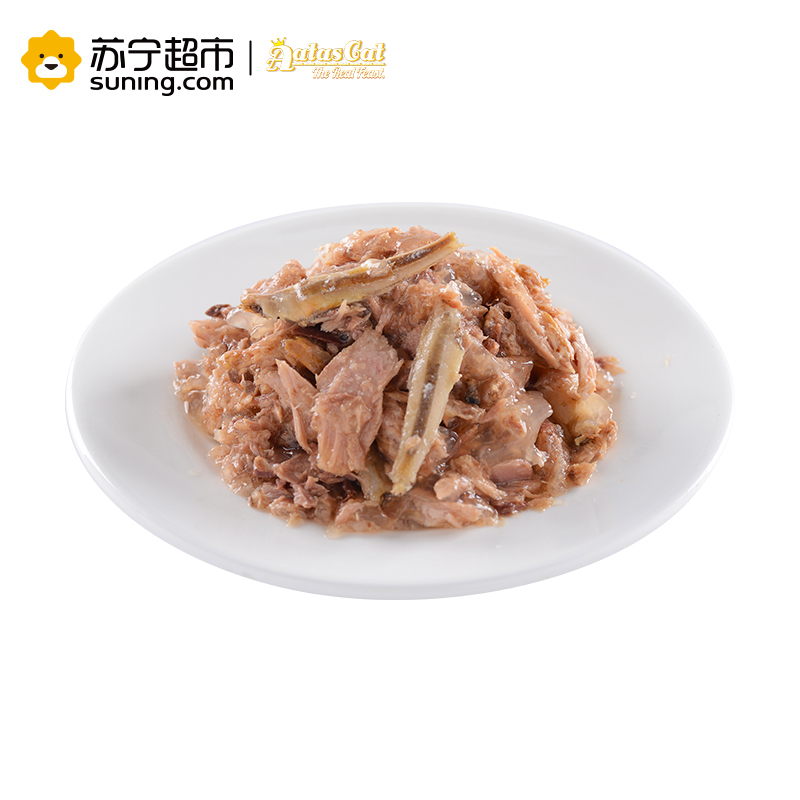 爱达思(Aatas Cat)猫罐头80g 金枪鱼白身鳀鱼配方啫喱罐头泰国原装进口