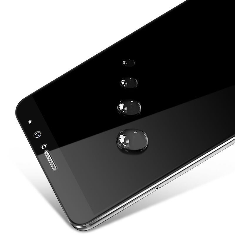ESCASE 华为mate9手机壳 mate9壳膜套装 华为mate9保时捷手机套+全屏玻璃膜套装 软壳/全覆盖