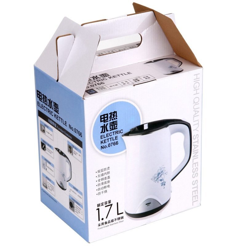 得力(deli)0766电热水壶(白+深灰)(个)