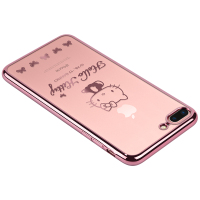 优加 Hello Kitty系列iPhone7/8plus苹果7/8plus手机壳电镀TPU手机软壳防摔软壳
