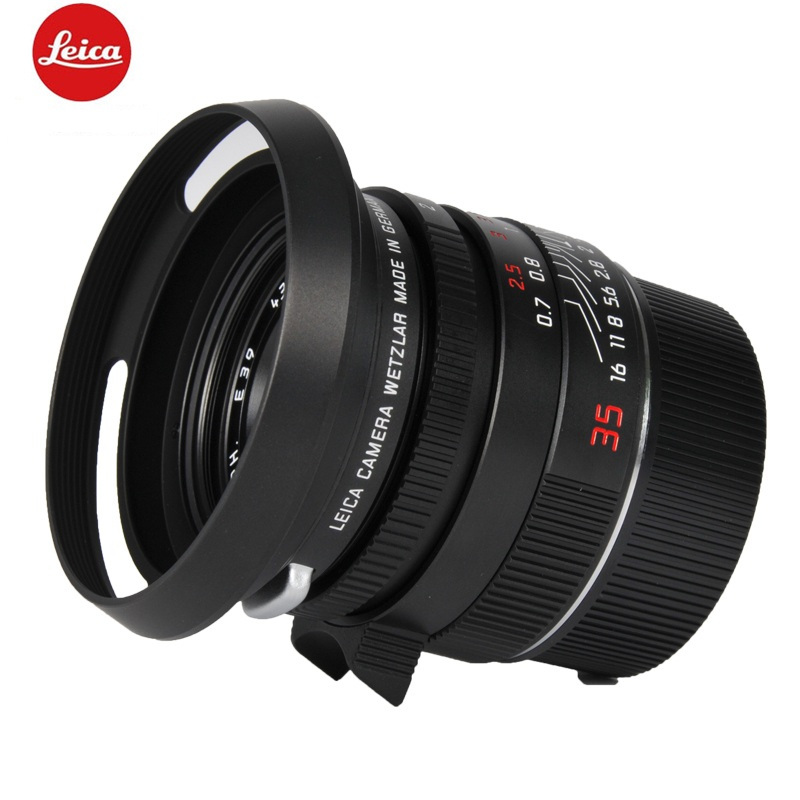 徕卡(Leica)35/2 镜头 黑漆复刻版限量 镀鉻红字 11689