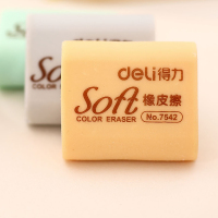 得力(deli)7542 多彩橡皮 36块/盒