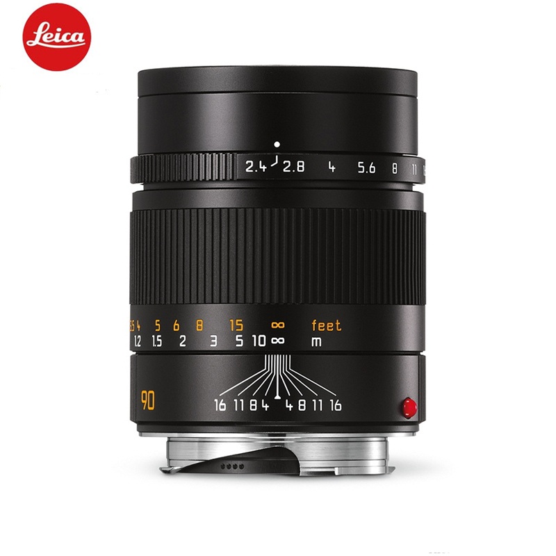 徕卡(Leica) M镜头 徕卡卡口 广角定焦46mm 口径M90mm/f2.4 黑色 11684高清大图