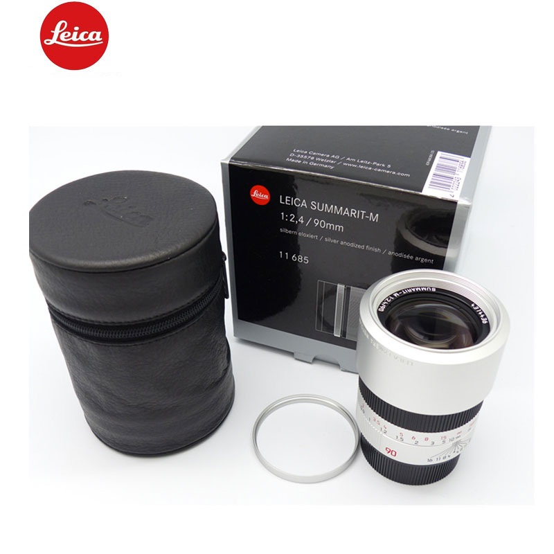 徕卡(Leica) M镜头徕卡卡口 广角定焦 46mm口径-M90mm/f2.4 银色 11685