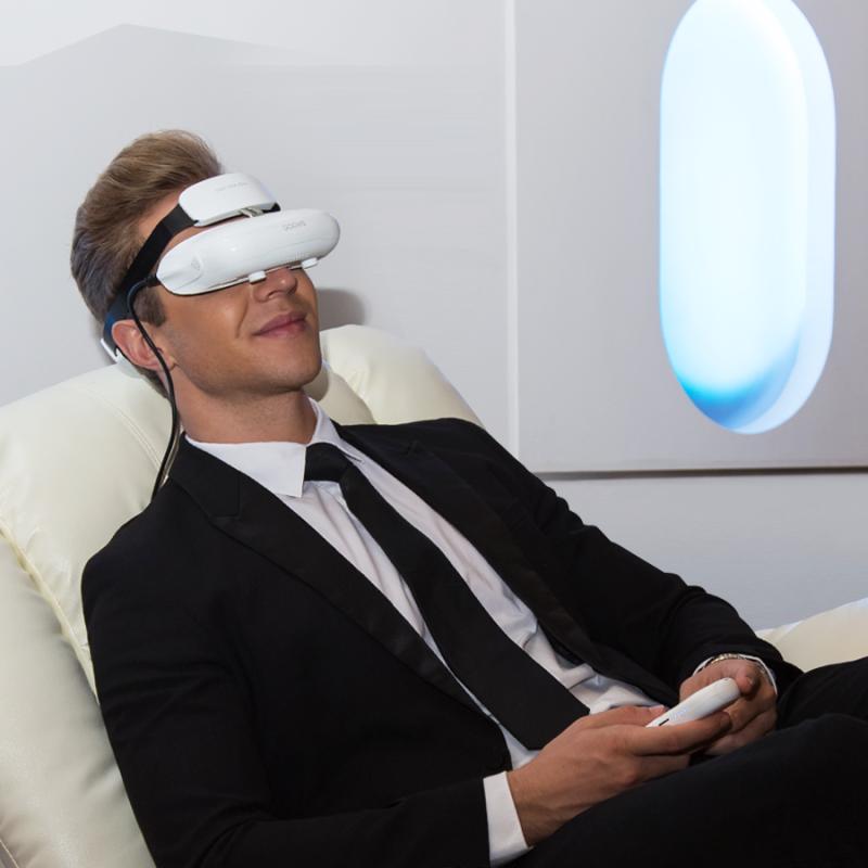 GOOVIS G1 白色 移动3D影院 高清 非VR眼镜一体机 成人头戴器 适配X-BOX游戏