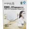 美国怡口 怡可飘(Ecopure)防雾霾活性炭口罩EMC-01 除雾霾PM2.5 有机物 十只装