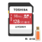 [赠读卡器]东芝(TOSHIBA)SD卡 128GB 90MB/s相机存储卡