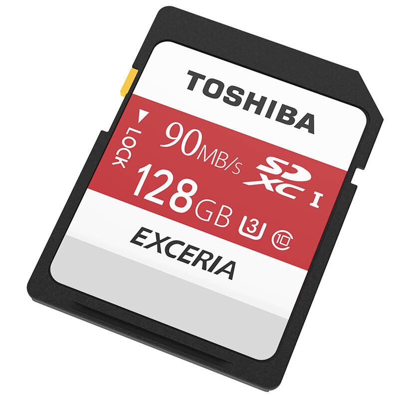 [赠读卡器]东芝(TOSHIBA)SD卡 128GB 90MB/s相机存储卡