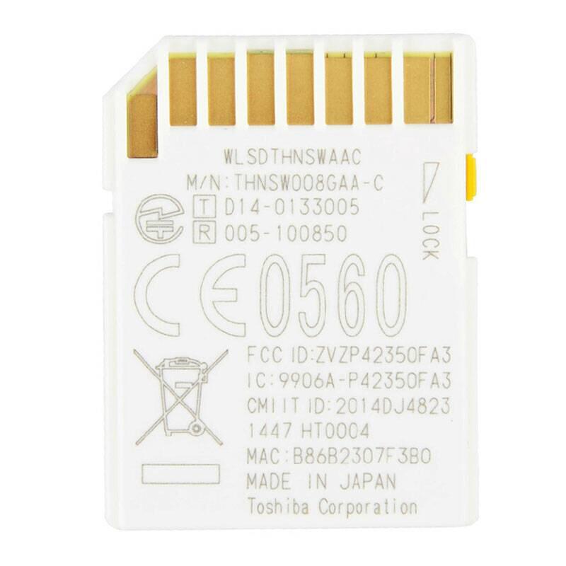 [赠读卡器]东芝(TOSHIBA)SD卡 16GB FlashAir第三代无线WIFI传输CLASS 10相机存储卡