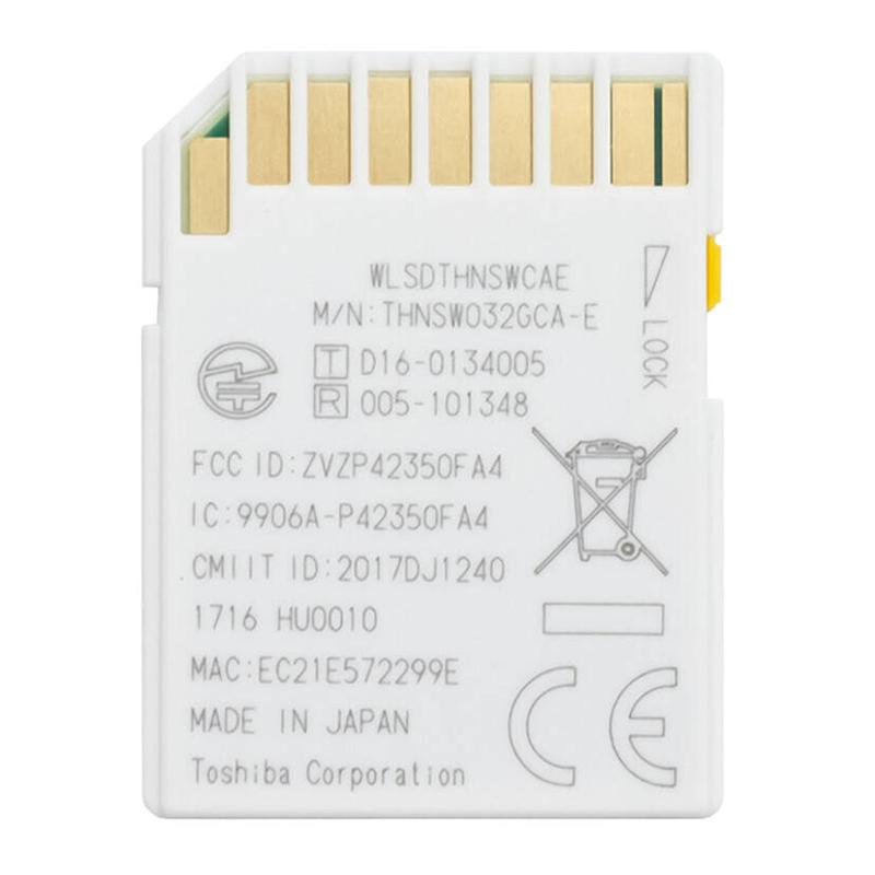 [赠读卡器]东芝(TOSHIBA)SD卡 32GB 第四代无线WIFI传输单反相机存储卡 读90MB/s写70MB/s