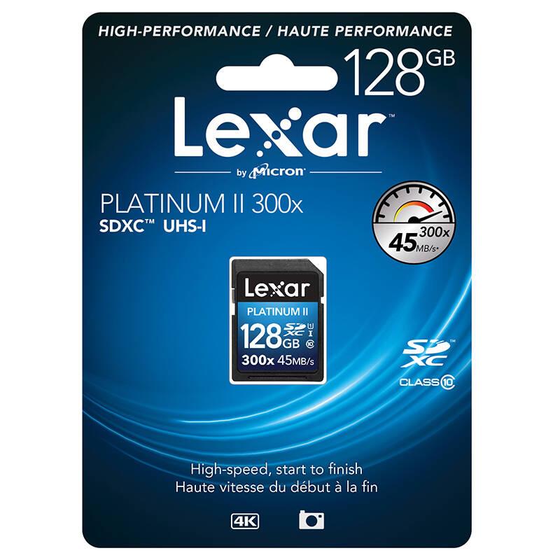 雷克沙(Lexar)SD卡 128GB 300X 读45MB/s相机存储卡