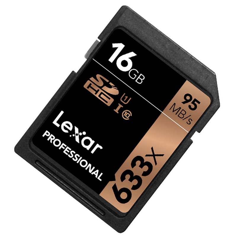 雷克沙(Lexar)SD卡 16GB 633X 读95MB/s写10MB/s相机存储卡