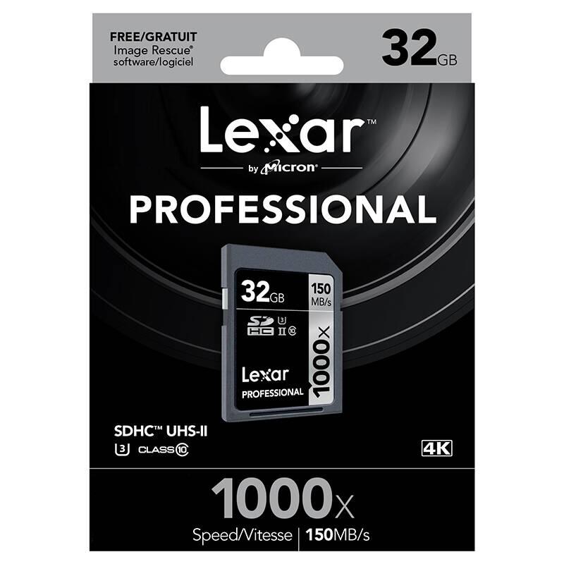 雷克沙Lexar SD卡32GB 1000X读150MB/s写75MB/s相机存储卡