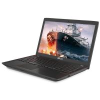 华硕(ASUS)飞行堡垒FX53 15.6英寸游戏本笔记本电脑(I7-7700HQ 8G 1TB+128GB 4G红黑)