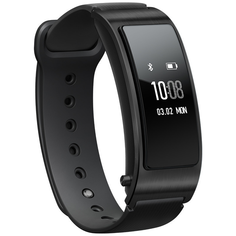 华为Talkband B3智能手环 运动版 ( 蓝牙耳机与智能手环结合+金属机身+触控屏幕+TPU腕带) 韵律黑